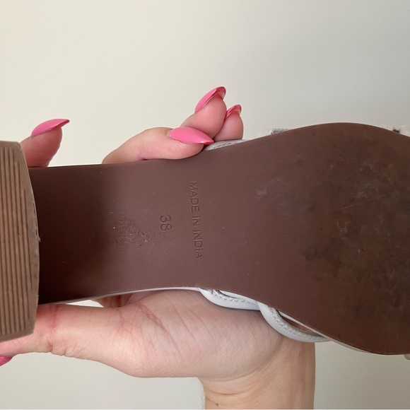 FREE PEOPLE grey strappy heels - Picture 6 of 6